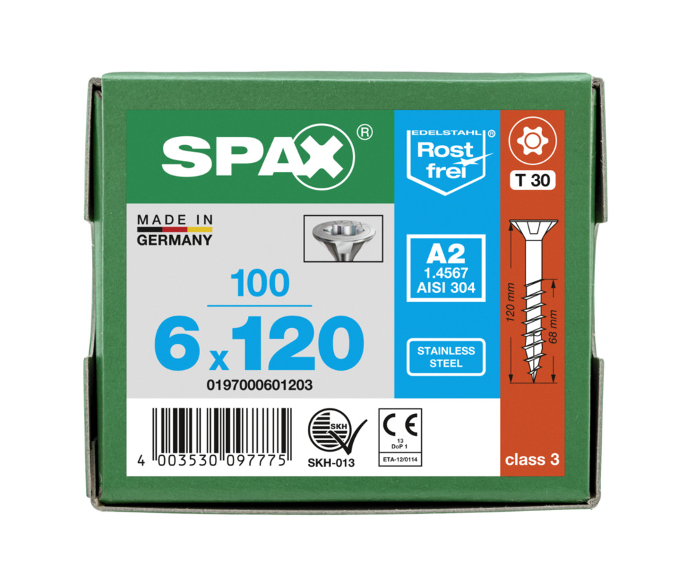 Spax universele schroeven platkop voldraad 4x40mm PZ2 kopen