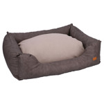 Mand Indira Grijs|Bruin  90x70x27 cm