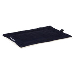 Deken katoen teddy medium Blauw|Beige Medium 73x50 cm