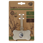 Bamboe Poepzakhouder Beige 19x12x5 cm