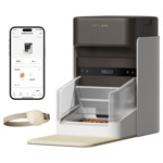 One automatische voerbak met chip herkenning Zwart