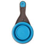 Voerschep met clip 237 ml Blauw