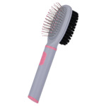 Dubbelzijdige borstel Grijs 5,5x21,5x6 cm