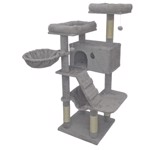 Krabpaal Lizzy 15.5 kg Lichtgrijs|Wit