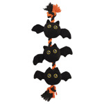 Hondenspeelgoed Halloween Bats Zwart  50x16x5 cm