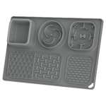 Lickmat Honey Grijs  31x21x5 cm