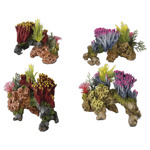 Decor koraal m Assorti 15,5x9x10,5 cm