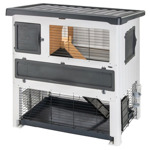 Konijnenhok grand lodge 120+ Grijs 115,5x73x117 cm