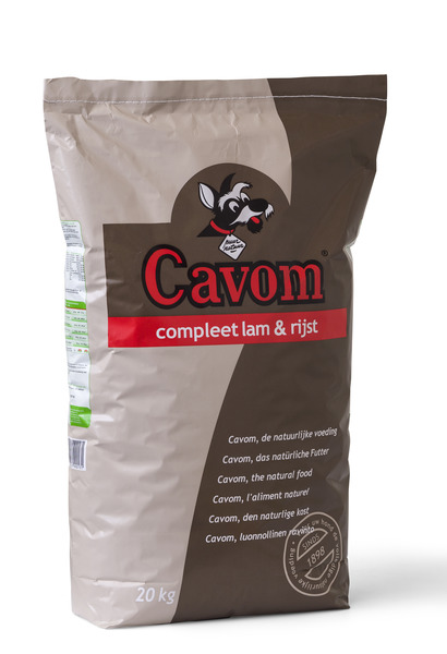 Bandiet composiet tussen Compleet Lam/rijst 20 kg Lam|Rijst van Cavom - AniDis