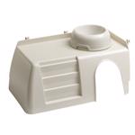 Plateau pub 3252 + voerbak Grijs  42x25x16,5 cm