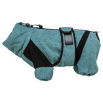 Honden badjas Petrol  L  62 cm