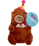 Party Cappibara Bruin 13x11x20 cm