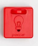 Peach pawzle Rood 6x6x5 cm