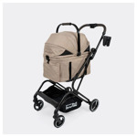 Hondenbuggy Nomad Taupe|Zwart  78x51x109 cm