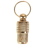 Adreshanger Goud  1x1x3 cm
