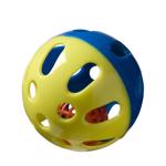 Knaagspeeltje speelbal plastic Multi-color  Ø9 cm