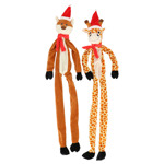 Hondenspeelgoed kerst XL dieren Assorti  20x14x103 cm