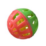 Knaagspeeltje speelbal plastic Multi-color  Ø6 cm