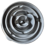 Slow Feeder Droplet Grijs Ø30x5 cm