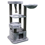 Krabpaal Savannah Lichtgrijs|Donkergri 60x60x120 cm