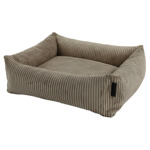 Cocoon Rib Taupe  70x60x20 cm