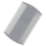 Plastic vlooienkam Grijs 5x9x0,2 cm