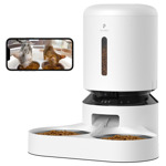 Granary automatische voerbak met camera Dubbel 5 l Wit