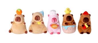 Hondenspeelgoed Capibara's Assorti 20x14x14 cm