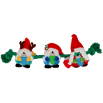 Kerstspeelgoed Santa's Multi-color 48x17x8 cm