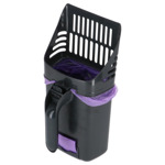 2-in-1 kattenbakschep 390 g Grijs