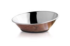 RVS voerbak non-slip s Bruin  Small  Ø15.5 cm