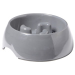Anti-schrok voerbak m 400ml Grijs  Medium  Ø17.5 cm