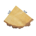 houten plateau kwartrond