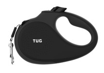 360° Knoopvrije Intrekbare Rollijn Zwart|Grijs  M  5 m