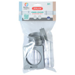 basisset Panas tubes Grijs|Transparant  Ø8.3x22,3 cm