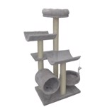 Krabpaal Pippa 9 kg Lichtgrijs|Wit