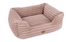 Hondenmand Guus Taupe 78x65x30 cm