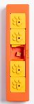 Zhu pawzle Oranje|Geel 12x6x3,5 cm