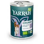 Bio Kat Blik Chunks 405 g Kip|Kalkoen