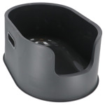 Kattentoilet Donkergrijs  25x40x61 cm