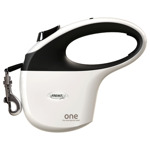 One The Avantgarde Leash Wit|Zwart  5 m