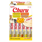 Churu Puree Multipack 20x14 g Kip|Rundvlees