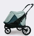 Hondenbuggy Noah Lagoon|Zwart  95x64x97-106 cm