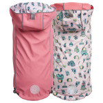 Reversible Raincoat Pink|Multi-color  Small  38-48 cm