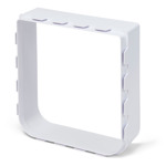 Tunnelstuk voor groot kattenluik Wit