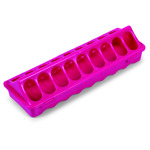 Pluimvee voerbak Pink  Ø30 cm