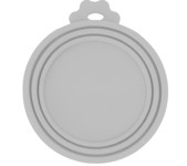 Silicone deksel Grijs  Ø9 cm