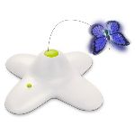 Interactief kattenspeelgoed Flutterbug 380 g Wit