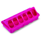 Pluimvee voerbak Pink  Ø20 cm