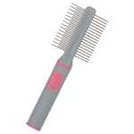 Kam dubbelzijdig Grijs 6,5x22x2 cm